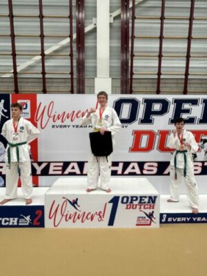 Tristant Hunt remporte l’or en combat à l’Open Dutch 2024 !