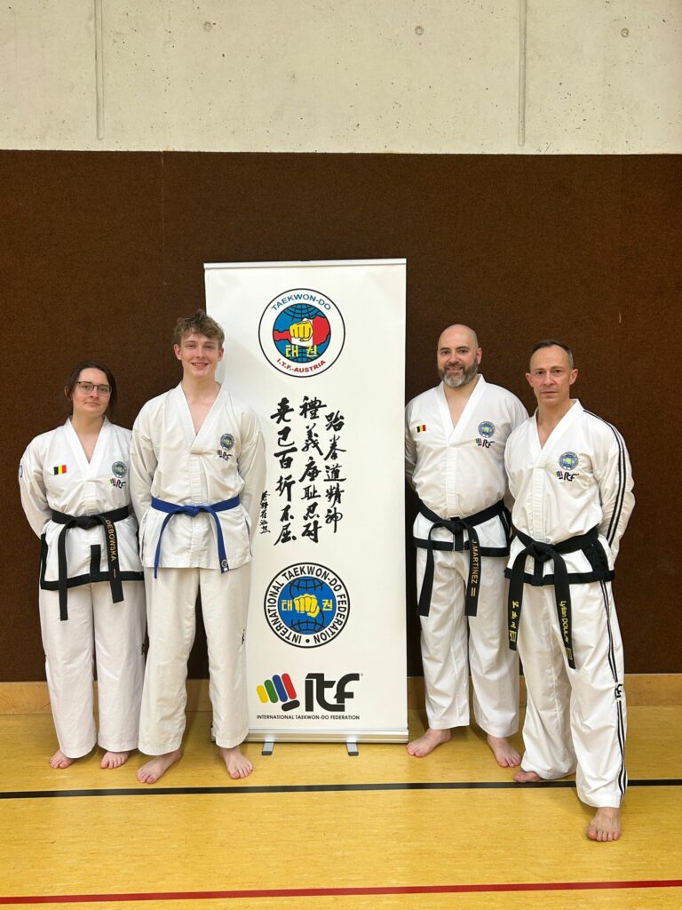 Membres de Hwarang au Séminaire international de Tuls à Vienne